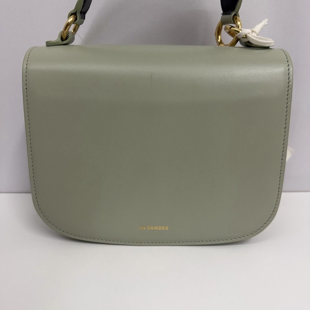 Jil Sander Leather Shouder Bag Seafoam Green NWT $1,590.00 Simple & Elegant - Picture 8 of 16